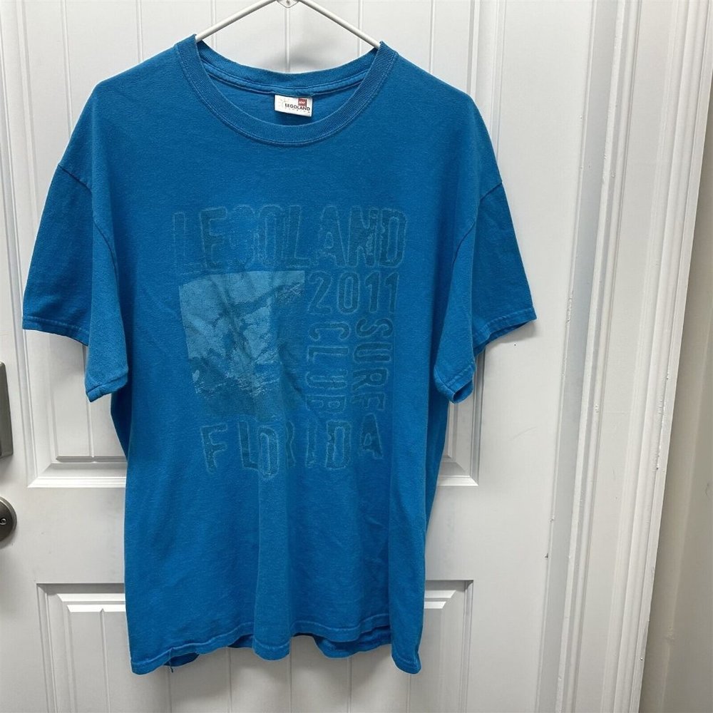 Legoland Florida T Shirt Surf Club 2011 Blue Large